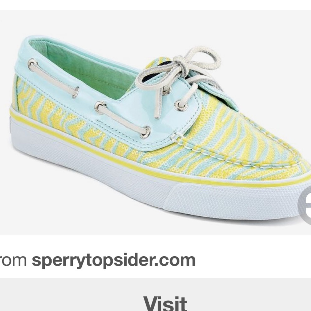 Sperry Topsider Biscayne Zebra Sequin